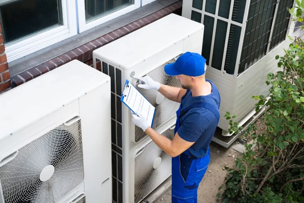 AnElectricianMenCheckingAirConditioningUnitstockphoto 1920w