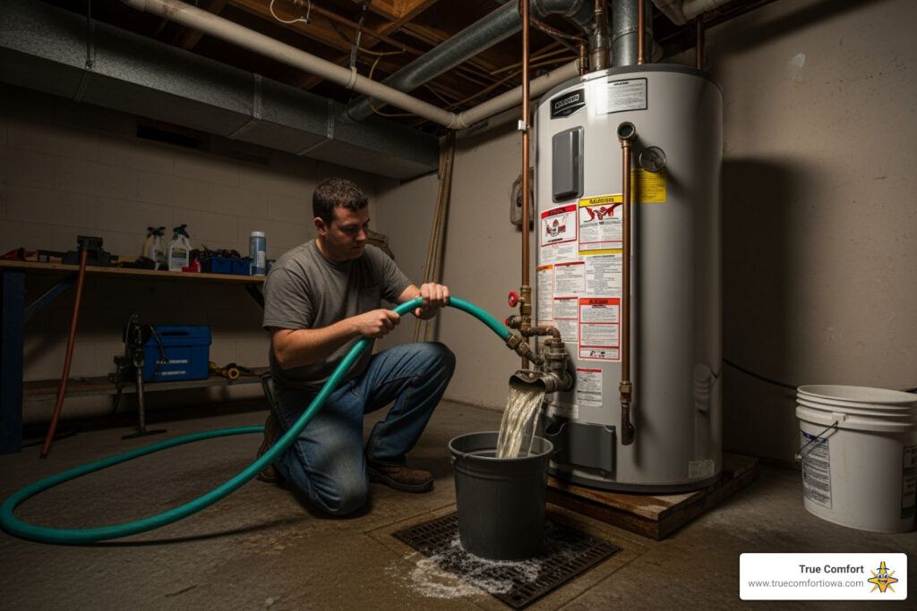 water heater flush service